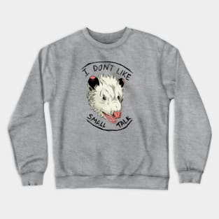 Introvert Possum Crewneck Sweatshirt